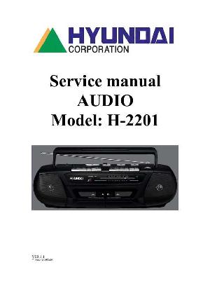 Сервисная инструкция Hyundai H-2201 ― Manual-Shop.ru