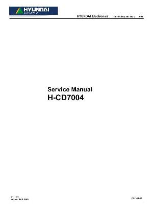 Сервисная инструкция Hyundai H-CD7004 ― Manual-Shop.ru