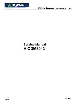 Service manual Hyundai H-CDM8043 ― Manual-Shop.ru
