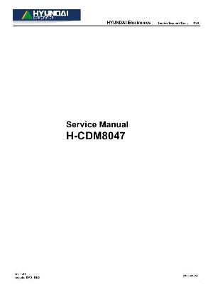 Сервисная инструкция Hyundai H-CDM8047 ― Manual-Shop.ru