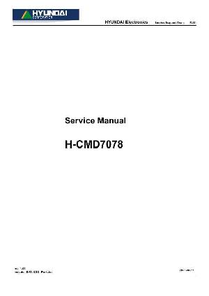 Сервисная инструкция Hyundai H-CMD7078 ― Manual-Shop.ru