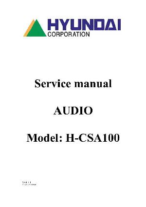 Service manual Hyundai H-CSA100 ― Manual-Shop.ru