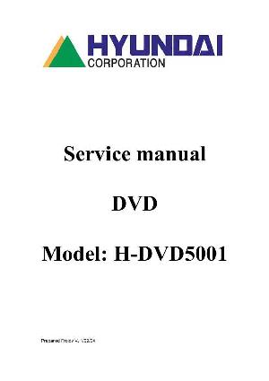 Сервисная инструкция Hyundai H-DVD5001 ― Manual-Shop.ru