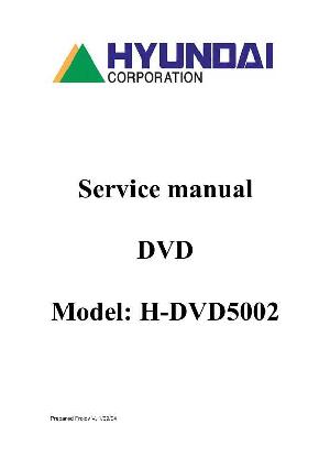 Сервисная инструкция Hyundai H-DVD5002 ― Manual-Shop.ru