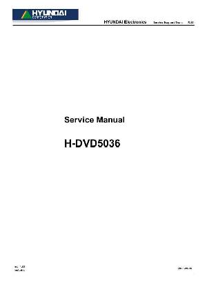 Сервисная инструкция Hyundai H-DVD5036 ― Manual-Shop.ru