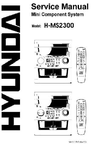 Сервисная инструкция Hyundai H-MS2300 ― Manual-Shop.ru