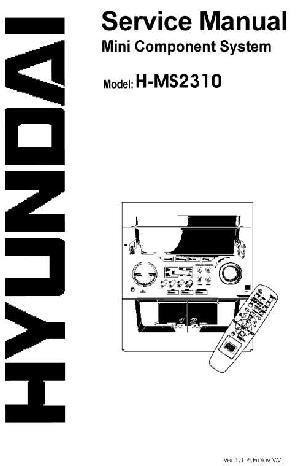 Service manual Hyundai H-MS2310 ― Manual-Shop.ru