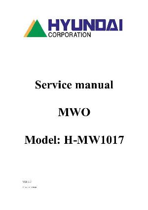 Сервисная инструкция HYUNDAI H-MW1017 ― Manual-Shop.ru