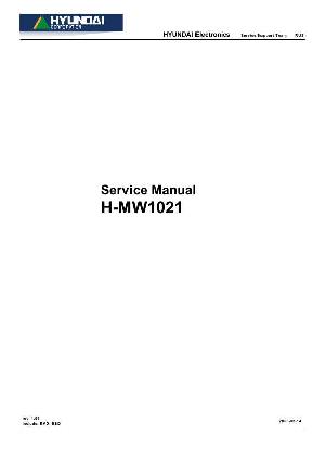 Сервисная инструкция HYUNDAI H-MW1021 ― Manual-Shop.ru