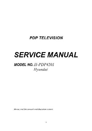 Сервисная инструкция Hyundai H-PDP4201 ― Manual-Shop.ru