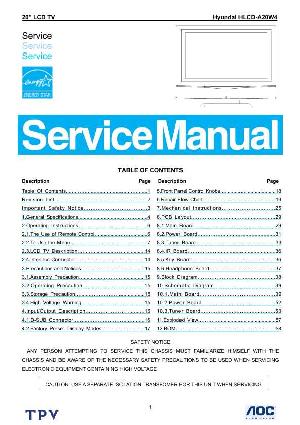 Service manual Hyundai HLCD-A20W4 ― Manual-Shop.ru