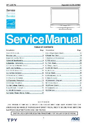 Service manual Hyundai HLCD-A27W4 ― Manual-Shop.ru