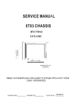 Сервисная инструкция Hyundai LCD-1502 ― Manual-Shop.ru