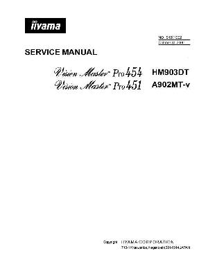 Сервисная инструкция Iiyama HM903DT ― Manual-Shop.ru