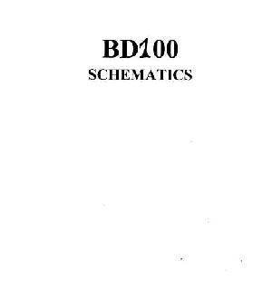 Сервисная инструкция Infinity BD100 (sch)  ― Manual-Shop.ru