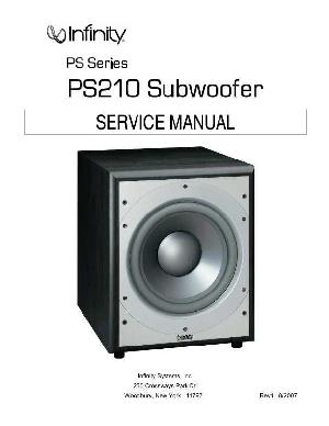 Service manual Infinity PS210 ― Manual-Shop.ru