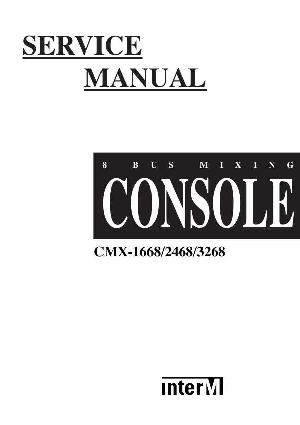 Сервисная инструкция Interm CMX-1668, CMX-2468, CMX-3268 ― Manual-Shop.ru