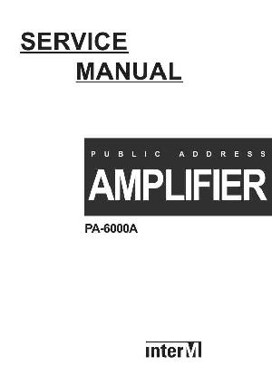 Сервисная инструкция Interm PA-6000A ― Manual-Shop.ru
