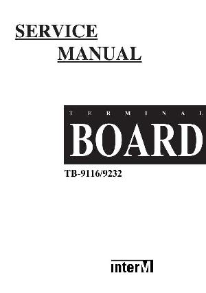 Сервисная инструкция Interm TB-9116, TB-9232 ― Manual-Shop.ru