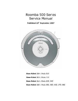 Сервисная инструкция iRobot I-ROBOT ROOMBA 500 SERVICE MANUAL ― Manual-Shop.ru