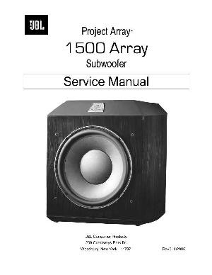 Сервисная инструкция JBL 1500-ARRAY  ― Manual-Shop.ru