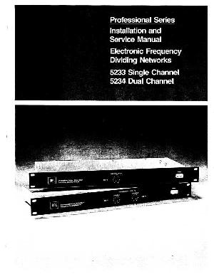 Service manual JBL 5233, 5234 ― Manual-Shop.ru