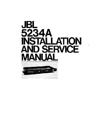Сервисная инструкция JBL 5234A  ― Manual-Shop.ru
