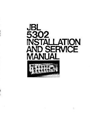 Сервисная инструкция JBL 5302  ― Manual-Shop.ru
