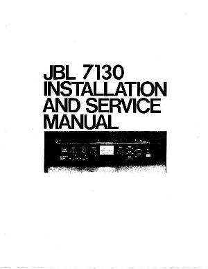 Сервисная инструкция JBL 7130  ― Manual-Shop.ru