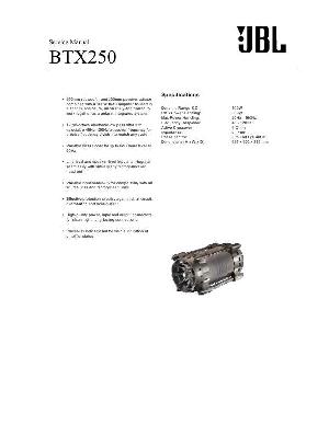 Сервисная инструкция JBL BTX-250 ― Manual-Shop.ru