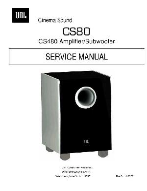 Сервисная инструкция JBL CS80 CS480 ― Manual-Shop.ru