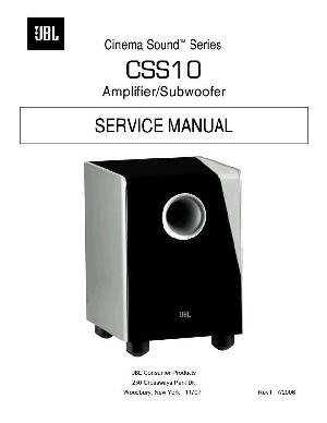 Сервисная инструкция JBL CSS10 ― Manual-Shop.ru