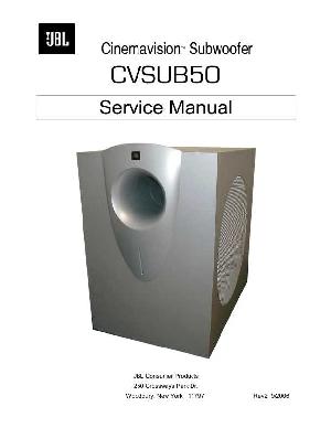 Сервисная инструкция JBL CVSUB50 ― Manual-Shop.ru