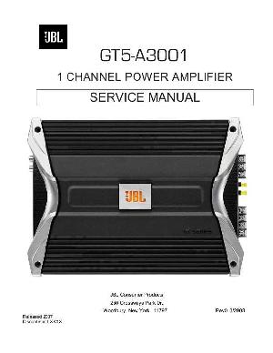 Сервисная инструкция JBL GT5-A3001 ― Manual-Shop.ru