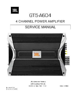 Сервисная инструкция JBL GT5-A604 ― Manual-Shop.ru