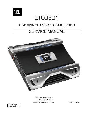 Сервисная инструкция JBL GTO-3501  ― Manual-Shop.ru