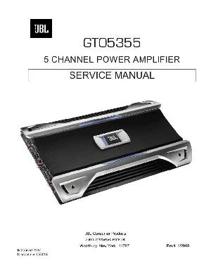 Сервисная инструкция JBL GTO-5355 ― Manual-Shop.ru