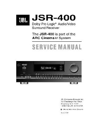 Сервисная инструкция JBL JSR-400 ― Manual-Shop.ru