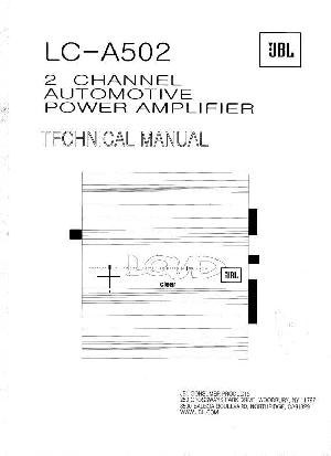 Сервисная инструкция JBL LC-A502 ― Manual-Shop.ru