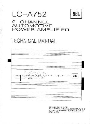 Service manual JBL LC-A752 ― Manual-Shop.ru