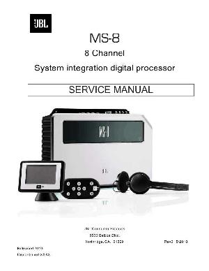 Сервисная инструкция JBL MS-8 ― Manual-Shop.ru