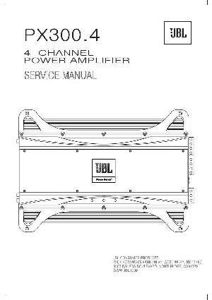 Сервисная инструкция JBL PX-300.4 ― Manual-Shop.ru