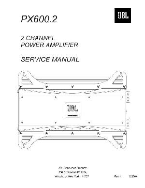Service manual JBL PX-600.2 ― Manual-Shop.ru