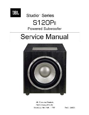 Сервисная инструкция JBL S-120PII  ― Manual-Shop.ru