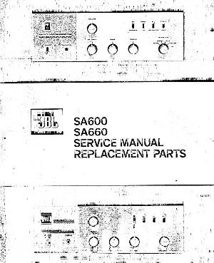 Сервисная инструкция JBL SA-600, SA-660  ― Manual-Shop.ru