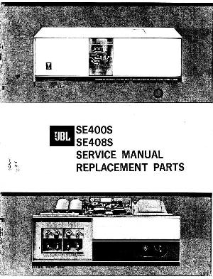 Service manual JBL SE-400S, SE-408S  ― Manual-Shop.ru