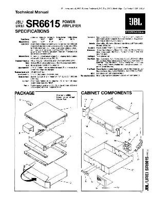 Service manual JBL SR-6615  ― Manual-Shop.ru