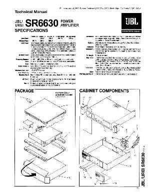 Сервисная инструкция JBL SR-6630  ― Manual-Shop.ru