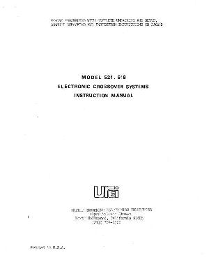 Service manual JBL UREI-518, UREI-521  ― Manual-Shop.ru