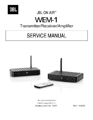 Service manual JBL WEM-1 ― Manual-Shop.ru